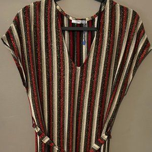 ZARA - Size Small - Metallic Dress - Warm Color Tones